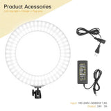 Maxbell 14" LED Ring Light DSLR Camera Professional Studio Fill Lamp Black