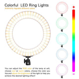 Maxbell 14" LED Ring Light DSLR Camera Professional Studio Fill Lamp Black