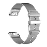 Maxbell Stainless Steel 26mm Woven Strap Milanese Strap For Garmin Fenix 5X F3 F3HR