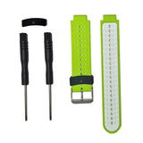 Max Watch Band Strap for Garmin Forerunner 220 230 235 620  Green + White