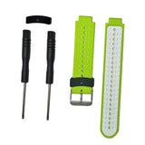 Max Watch Band Strap for Garmin Forerunner 220 230 235 620  Green + White