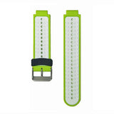 Max Watch Band Strap for Garmin Forerunner 220 230 235 620  Green + White