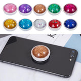Maxbell Glitter Dynamic Starry Sky Sand Popular Phone Holder Finger Ring  Light Gold