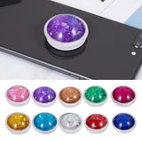 Maxbell Glitter Dynamic Starry Sky Sand Popular Phone Holder Finger Ring  Light Gold