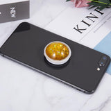 Maxbell Glitter Dynamic Starry Sky Sand Popular Phone Holder Finger Ring  Light Gold