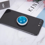Maxbell Glitter Dynamic Starry Sky Sand Popular Phone Holder Finger Ring  Sky Blue