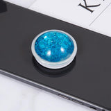 Maxbell Glitter Dynamic Starry Sky Sand Popular Phone Holder Finger Ring  Sky Blue