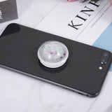 Maxbell Glitter Dynamic Starry Sky Sand Popular Phone Holder Finger Ring  Silver