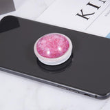Maxbell Glitter Dynamic Starry Sky Sand Popular Phone Holder Finger Ring  Pink