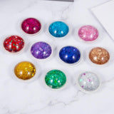 Maxbell Glitter Dynamic Starry Sky Sand Popular Phone Holder Finger Ring   Purple
