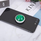 Maxbell Glitter Dynamic Starry Sky Sand Popular Phone Holder Finger Ring  Green