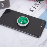 Maxbell Glitter Dynamic Starry Sky Sand Popular Phone Holder Finger Ring  Green