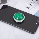 Maxbell Glitter Dynamic Starry Sky Sand Popular Phone Holder Finger Ring  Green