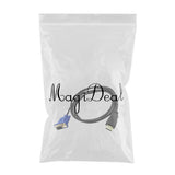 Max HDTV HDMI Gold Male To VGA HD-15 Male 15 Pin Adapter Cable 3FT 1080P Vedio