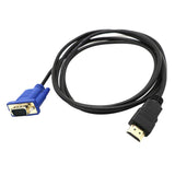 Max HDTV HDMI Gold Male To VGA HD-15 Male 15 Pin Adapter Cable 3FT 1080P Vedio