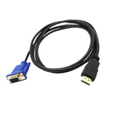 Max HDTV HDMI Gold Male To VGA HD-15 Male 15 Pin Adapter Cable 3FT 1080P Vedio