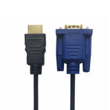 Max HDTV HDMI Gold Male To VGA HD-15 Male 15 Pin Adapter Cable 3FT 1080P Vedio