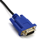 Max HDTV HDMI Gold Male To VGA HD-15 Male 15 Pin Adapter Cable 3FT 1080P Vedio