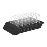 Maxbell Multi Port Fast Charging USB Phone Charger Station Dock Stand US Plug Black