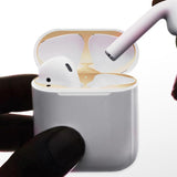 Max Guard Earphone Protective Sticker for Apple Airpods Earphone 1x Luxury Gold