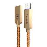 Max 1M Micro USB Charge QC 3.0 Fast Charge Data Cable for Android Phone Golden