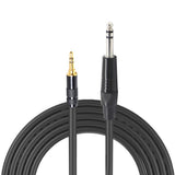 Max 3.5mm to 6.35mm Jack Stereo Headphone Audio Extension Cable 1.5m