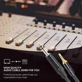 Max 3.5mm to 6.35mm Jack Stereo Headphone Audio Extension Cable 1.5m