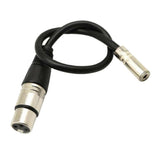 Max 3.5mm Stereo Jack Female To XLR Male Audio Adapter Extension Cable