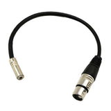 Max 3.5mm Stereo Jack Female To XLR Male Audio Adapter Extension Cable