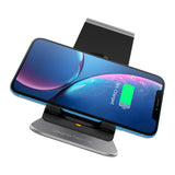 Maxbell QI Wireless Phone Quick Charging Station Dock Charger Pad Universal Gray