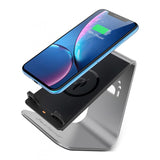 Maxbell QI Wireless Phone Quick Charging Station Dock Charger Pad Universal Gray