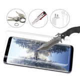 Maxbell 2 Pieces 3D Curved Full Cover Tempered Glass for Samsung Galaxy S9 Plus