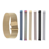 Max Replacement Stainless Steel Watch Band Magnetic for Amazfit Deep Blue