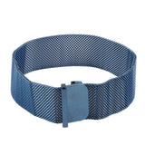 Max Replacement Stainless Steel Watch Band Magnetic for Amazfit Deep Blue