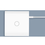 Maxbell 3 USB Ports Multiple Power Adapter with Cable White for iPhone 8