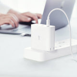 Maxbell 3 USB Ports Multiple Power Adapter with Foldable Plug White for iPhone