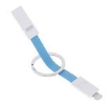 Maxbell Portable   USB Fast Charger Cable Data Sync Charging for iPhone Blue