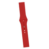 Maxbell Sport Soft Silica Gel Replacement Watchband For Garmin Fenix5 Red