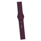 Maxbell Sport Soft Silica Gel Replacement Watchband For Garmin Fenix5 Wine Red