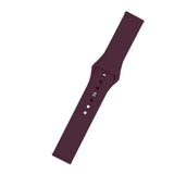 Maxbell Sport Soft Silica Gel Replacement Watchband For Garmin Fenix5 Wine Red