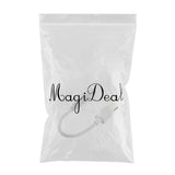 Max USB 3.1 Type C Male to 3.5mm AUX Female Earphone Audio Adapter Cable White