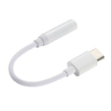 Max USB 3.1 Type C Male to 3.5mm AUX Female Earphone Audio Adapter Cable White