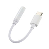 Max USB 3.1 Type C Male to 3.5mm AUX Female Earphone Audio Adapter Cable White