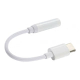 Max USB 3.1 Type C Male to 3.5mm AUX Female Earphone Audio Adapter Cable White
