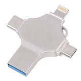 Maxbell New HighSpeed Four-in-one Metal Mobile Phone Flash Drive Memory U Disk 32GB