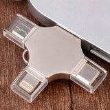 Maxbell New HighSpeed Four-in-one Metal Mobile Phone Flash Drive Memory U Disk 32GB
