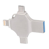 Maxbell New HighSpeed Four-in-one Metal Mobile Phone Flash Drive Memory U Disk 128GB