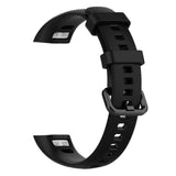 Max Replacement Silicone Band 17mm FOR Huawei honor 5 4 Smart Watch Black