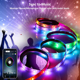 Max Bluetooth Control RGB LED Strip Light USB Car Lights TV Back  2m