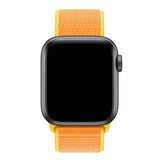 Maxbell For Apple Watch Strap Nylon Watch Strap Sports Loop  Yellow